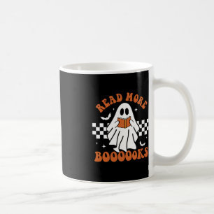 Caneca De Café Ghost Leia Mais Livros Divertidos Professora Hal