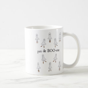 Caneca De Café Ghost Pas De Boo-rée Llet Dancer Spooky Halloween