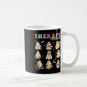Caneca De Café Ghost Physical Therapy Squad Slp Ot Pt Team Hallow