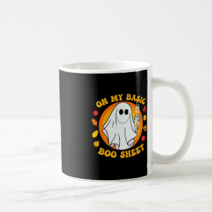 Caneca De Café Ghost Pumpkin Spice Latey Queda Fall Vibe Hallowee
