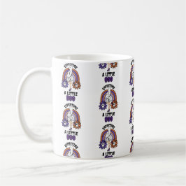 Caneca De Café Ghost Purple Grávida Esperando um pouco de Boo