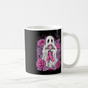 Caneca De Café Ghost Ribbon Breve Cancer Sensibilização Halloween
