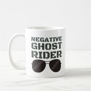 Caneca De Café Ghost Rider negativo