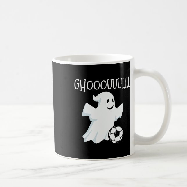 Caneca De Café Ghost Soccer Halloween (Direita)