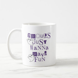 Caneca De Café Ghouls Só Quer Divertir-Se Com Fantasmas De Hallow