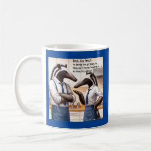 Caneca De Café Giant Anteater Doméstico Quarrels por Rick London