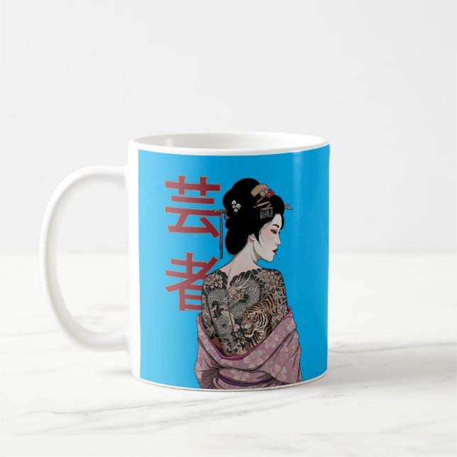 Caneca De Café Giesha Mulher de Arte (Esquerda)