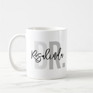 Caneca De Café Gif de Apreciação de Nome Personalizado do Doutora