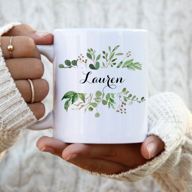 Caneca De Café Gift de Bridesmaid Personalizado (Criador carregado)