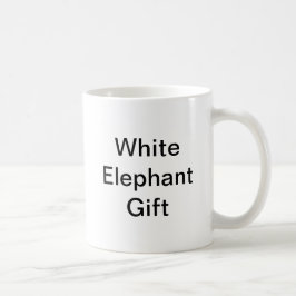 Caneca De Café Gift Mug Genérico de Elefante Branco
