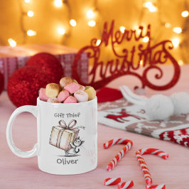 Caneca De Café Gift Thief  Funny Family Matching Christmas