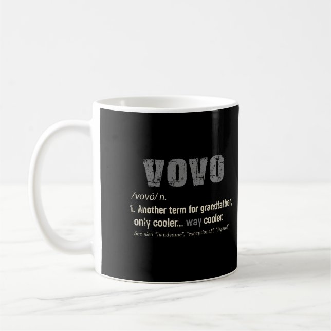 Caneca De Café Gift Vovo Português de Definição Funny Avô (Esquerda)