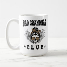 Caneca De Café Giga engraçada do clube de vovô ruim