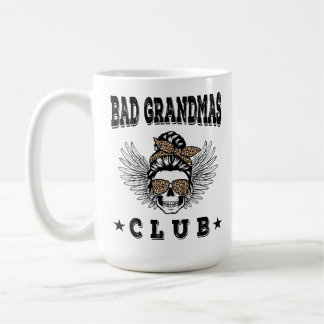 Caneca De Café Giga engraçada do clube de vovô ruim