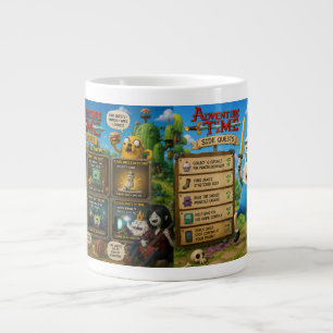 Caneca de Café Gigante Adventure Time Side Quests