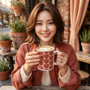 Caneca de Café Gigante Beijo Doce