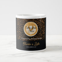 Caneca de Café Gigante Cafe Thank You | Agradecime