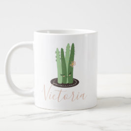 Caneca de Café Gigante com Desenho de Cactus Stape
