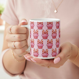 Caneca de Café Gigante de Cupcake