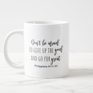 Caneca de café gigante de dois lados