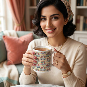 Caneca de café gigante de livro