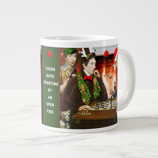 Caneca de café gigante de presente de férias para  (Frente Esquerda)