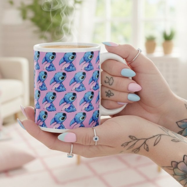 Caneca de Café Gigante do Stitch (Criador carregado)