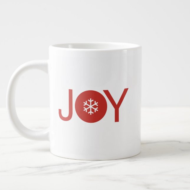Caneca de Café Gigante Natal Alegria (Esquerda)