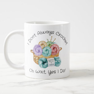 Caneca de Café Gigante Personalizada Engraçada de