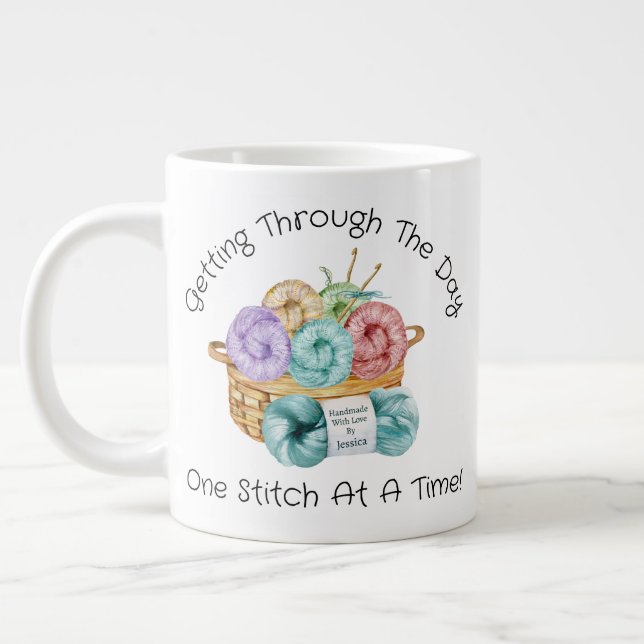 Caneca de Café Gigante Personalizada Uma Ponta de  (Esquerda)