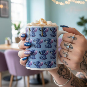 Caneca de Café Gigante Stitch
