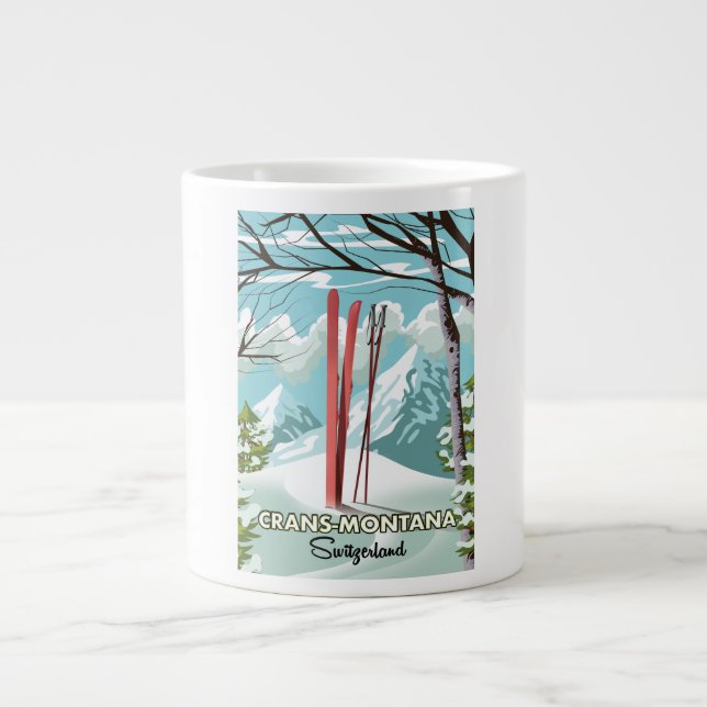 Caneca de café gigante Stoos Suíça (Frente)