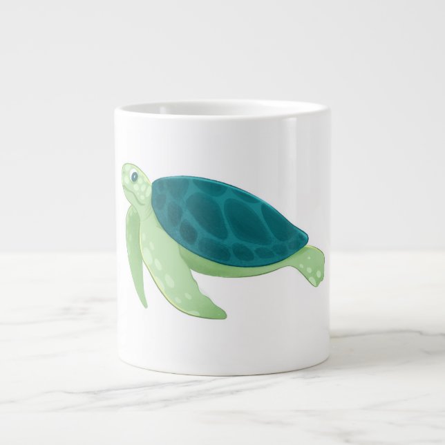 Caneca de Café Gigante Tartaruga (Frente)
