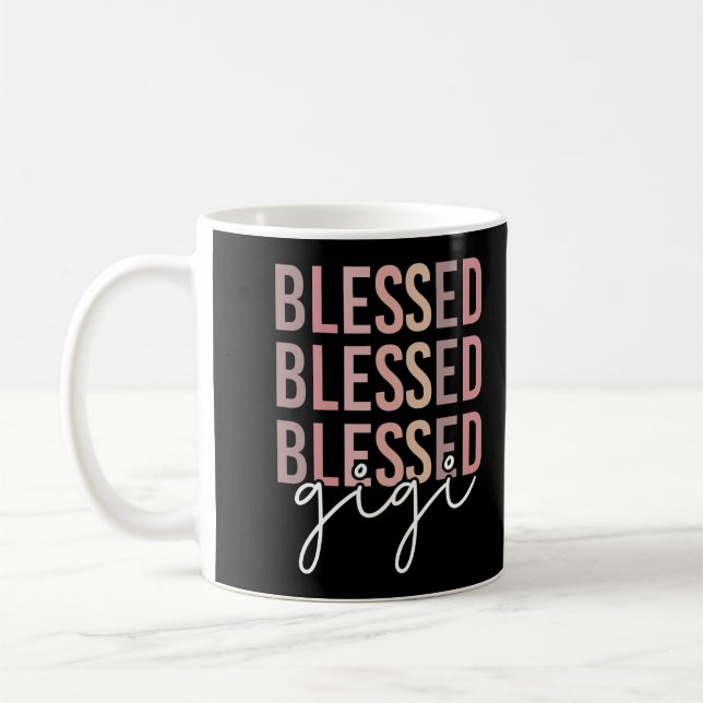 Caneca De Café Gigi abençoado | Presentes para a avó Gigi (Esquerda)