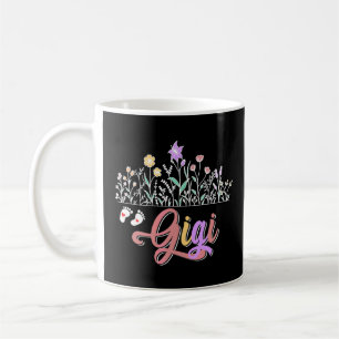 Caneca De Café Gigi Cute Baby Foots Flowers Esperando Novo Bebê M