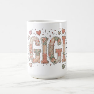 Caneca De Café Gigi de Patchwork de País Fofo