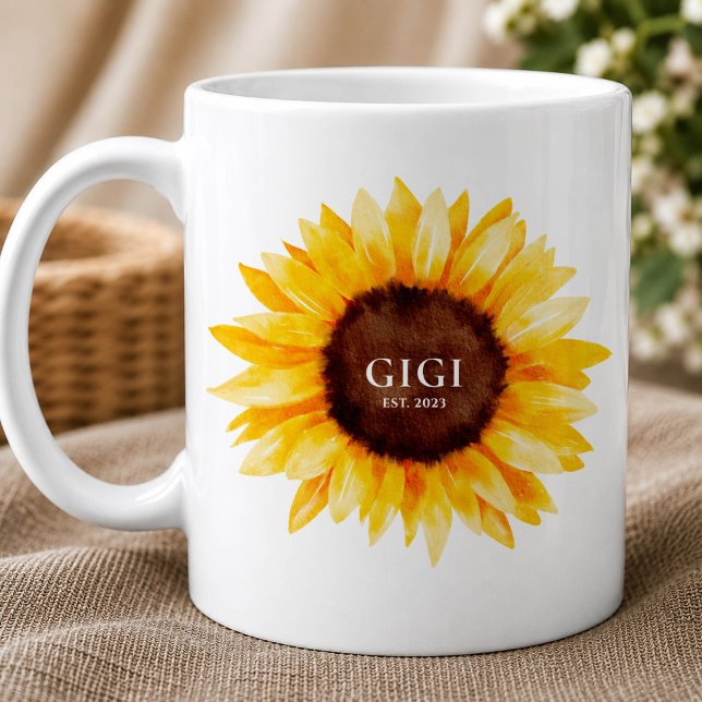 Caneca De Café Gigi Girassol (Criador carregado)