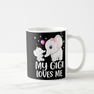 Caneca De Café Gigi Me Ama Um Tee De Elefante Bonito Para Criança