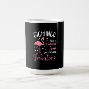 Caneca De Café Gigimingo Pink Flamingo Gigi Engraçada Avó