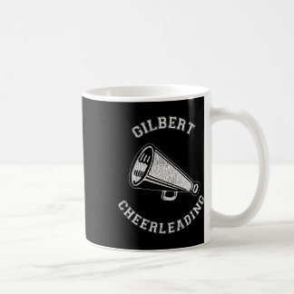 Caneca De Café Gilbert Cheer Abatido Retro Cheerleader dos anos 9