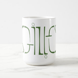 Caneca De Café Gilles Lettering Mug