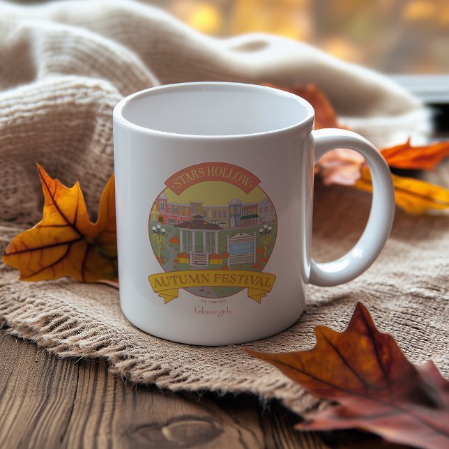 Caneca De Café Gilmore Girls | Festival de outono das Estrelas (Criador carregado)