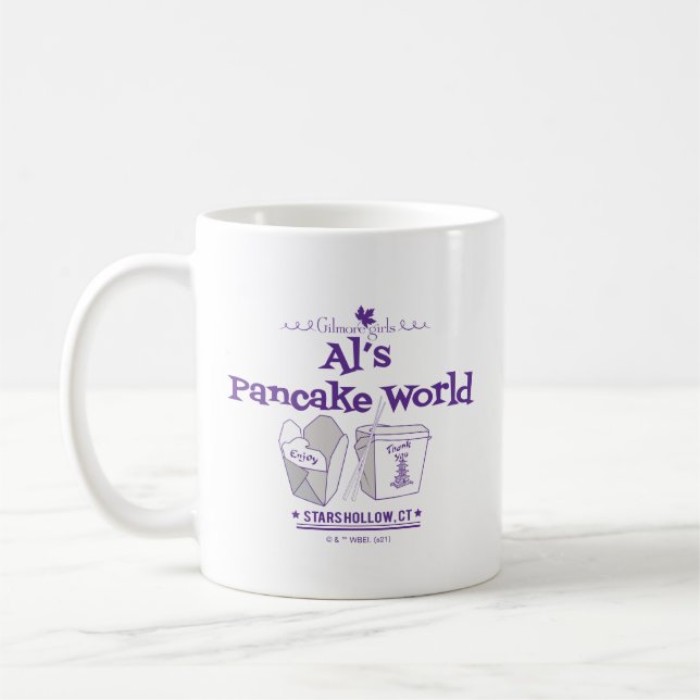 Caneca De Café Gilmore Girls | Mundo de Pancake de Al (Esquerda)