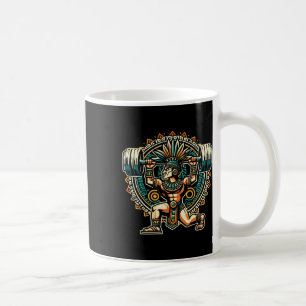 Caneca De Café Ginásio de Guerreiro Asteca Levantamento de Peso M
