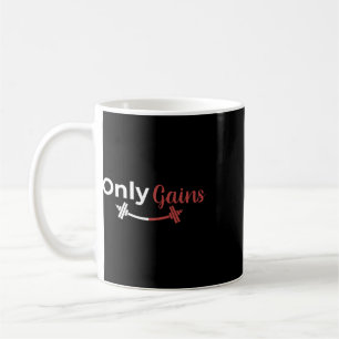 Caneca De Café Ginásio de musculação apenas ganhos divertido leva