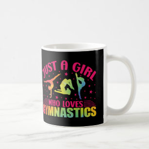 Caneca De Café ginasta de ginástica Apenas uma garota que ama gin