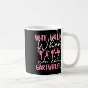 Caneca De Café Ginástica Divertida Ginasta Para Meninas Mulheres