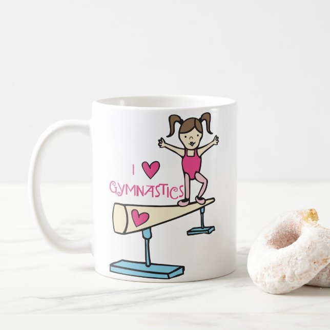 Caneca De Café Ginástica do Amor (Com Donut)