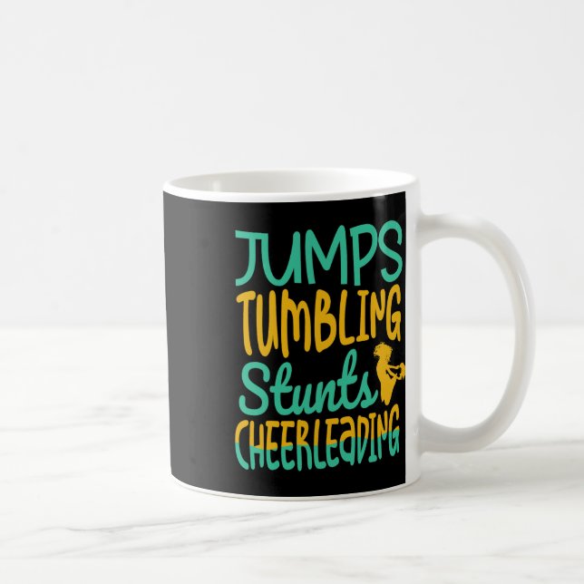 Caneca De Café Ginástica Tumbling Stunts Cheerleeading Torcida Ch (Direita)