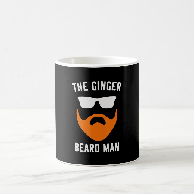 Caneca De Café Ginger Beard Man Engraçado Ruiva Irlandesa (Centro)